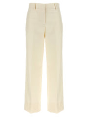 Women's White Wool Dress Pants