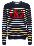 Men's Blue Virgin Wool Cardigan Clothing