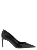 Women's Pointed Calfskin Pump Black Leather