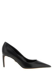 Women's Pointed Calfskin Pump Black Leather