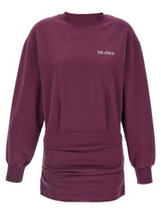 Women's Bordeaux Cotton Short Dress