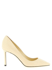 Women's Romy Pump Yellow Leather Polyester Spandex