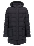 Men's Black Polyamide Coat Clothing