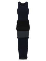 Women's Black Cotton Long Dress