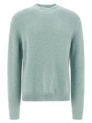 Men's Blue Alpaca Leather Cardigan Clothing