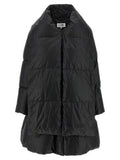 Women's Black Viscose Coat Clothing