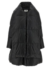 Women's Black Viscose Coat Clothing