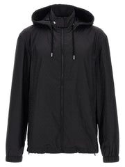 Men's Black Polyamide Shell Jacket Clothing