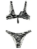 Women's Bicolor Polyamide Bikini Clothing