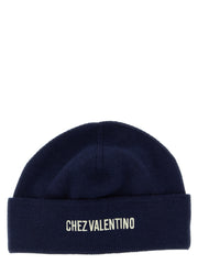Men's Blue Cotton Beanie Accessory