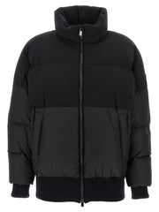Women's Black Nylon Bomber Clothing