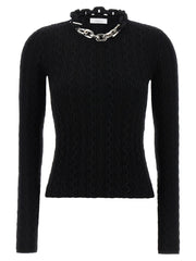 Women's Black Wool Cardigan Clothing
