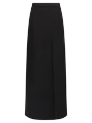 Women's Black Viscose Mini Skirt