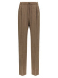Women's Gray Cashmere Casual Pants