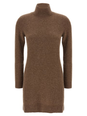 Women's Gray Cashmere Short Dress