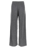 Women's Gray Wool Casual Pants