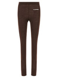 Women's Bordeaux Polyester Leggings Clothing