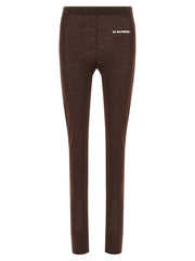 Women's Bordeaux Polyester Leggings Clothing