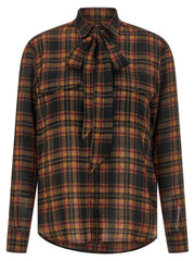 Women's Multicolor Wool Blouse