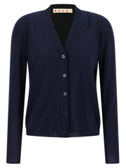 Women's Multicolor Virgin Wool Cardigan Clothing