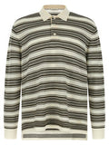 Men's Multicolor Wool Polo Shirt