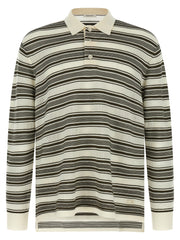Men's Multicolor Wool Polo Shirt