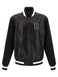 Men's Bicolor Lamb Leather Jacket Clothing