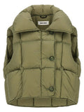 Women's Bicolor Nylon Sleeveless Jacket Clothing