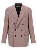 Men's Purple Wool Blazer Clothing