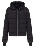 Men's Black Nylon Full-Length Jacket Clothing