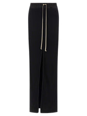 Women's Black Cotton Mini Skirt