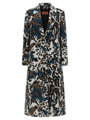 Women's Multicolor Wool Coat Clothing