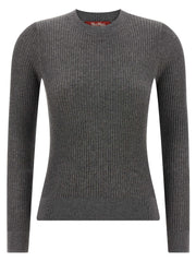 Women's Gray Silk Cardigan Clothing