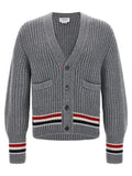 Men's Gray Cashmere Cardigan Clothing