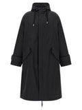 Men's Gray Polyamide Parka Clothing