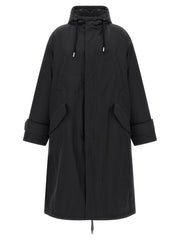Men's Gray Polyamide Parka Clothing