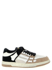 Men's Multicolor Cowhide Low Top Sneakers