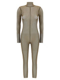 Women's Bicolor Polyamide Jumpsuit