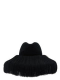Women's Black Wool Fedora Accessory