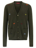 Men's Bicolor Cashmere Cardigan Clothing