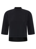 Women's Black Polyester Top
