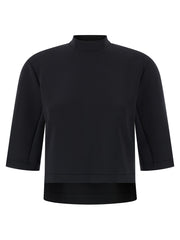 Women's Black Polyester Top