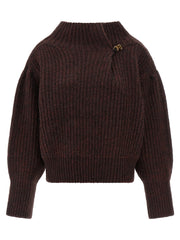 Women's Bordeaux Wool Cardigan Clothing