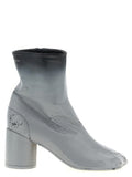 Women's Gray Lambskin Ankle Boots