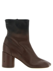 Women's Brown Lambskin Ankle Boots