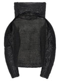 Women's Black Wool Sweatshirt Clothing
