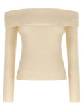 Women's White Wool Cardigan Clothing