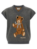 Men's Gray Wool Sweatshirt Clothing