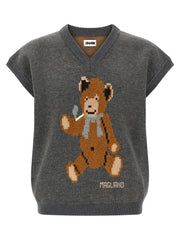 Men's Gray Wool Sweatshirt Clothing