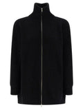 Women's Black Wool Short Dress